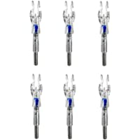 SHARROW 6pcs- 12pcs Tiro con Arco Culatines Luminosos de Flechas LED Iluminado Nocks Automáticamente Flecha Nocks para…